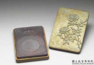 图片[2]-Songhua rectangular purple inkstone, Qing dynasty, Qianlong reign (1736-1795)-China Archive